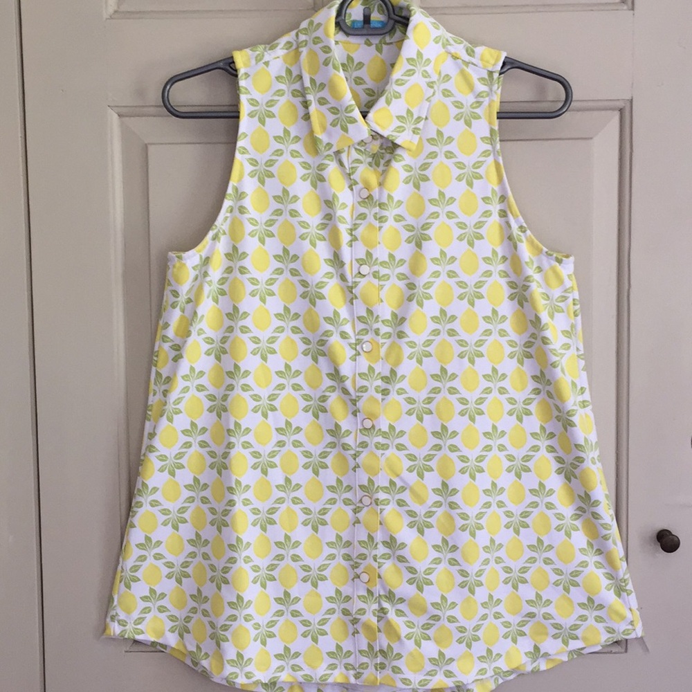 JMcLaughlin sleeveless collared shirt